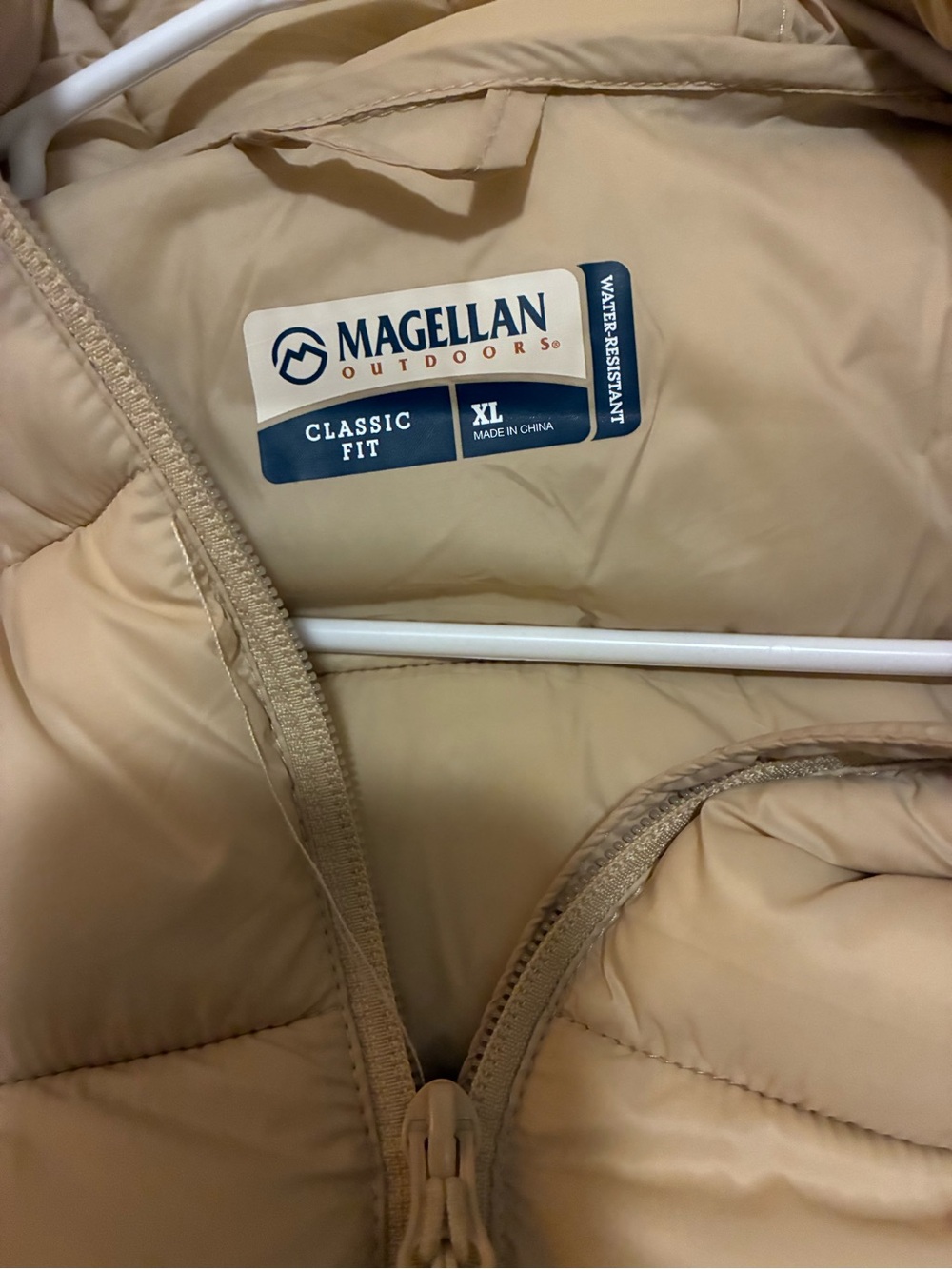 Magellan Outdoors Quilted Puffer Jacket - Tan - Picture 3 of 3